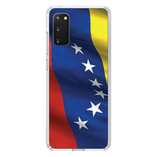 DistinctInk® Clear Shockproof Hybrid Case for Apple iPhone / Samsung Galaxy / Google Pixel - Venezuela Waving Flag Red Blue Yellow