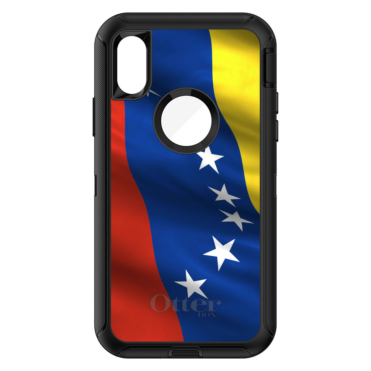 Venezuela Waving Flag OtterBox Defender Case for iPhone & Galaxy, view 3