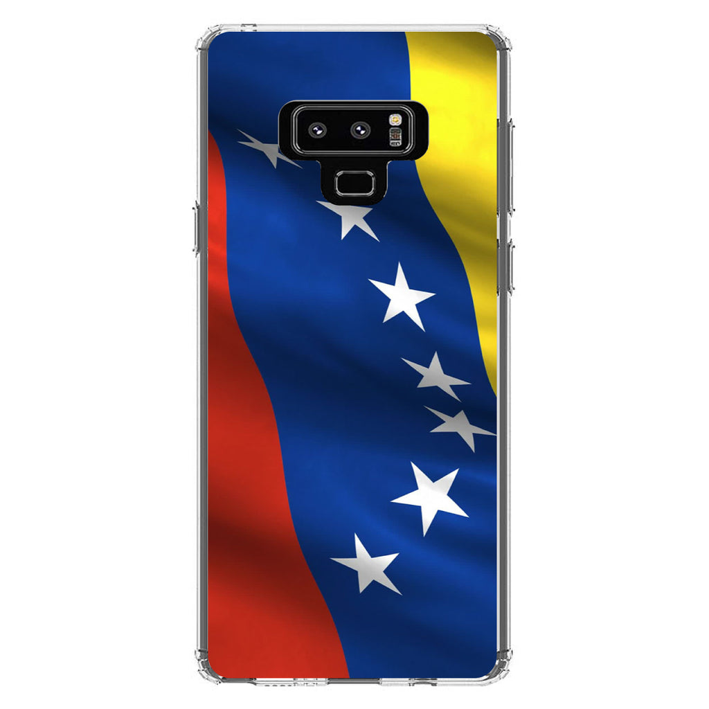 Venezuela Waving Flag Red Blue Yellow Clear Shockproof iPhone Case, view 11