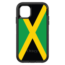 DistinctInk™ OtterBox Defender Series Case for Apple iPhone / Samsung Galaxy / Google Pixel - Jamaica Flag