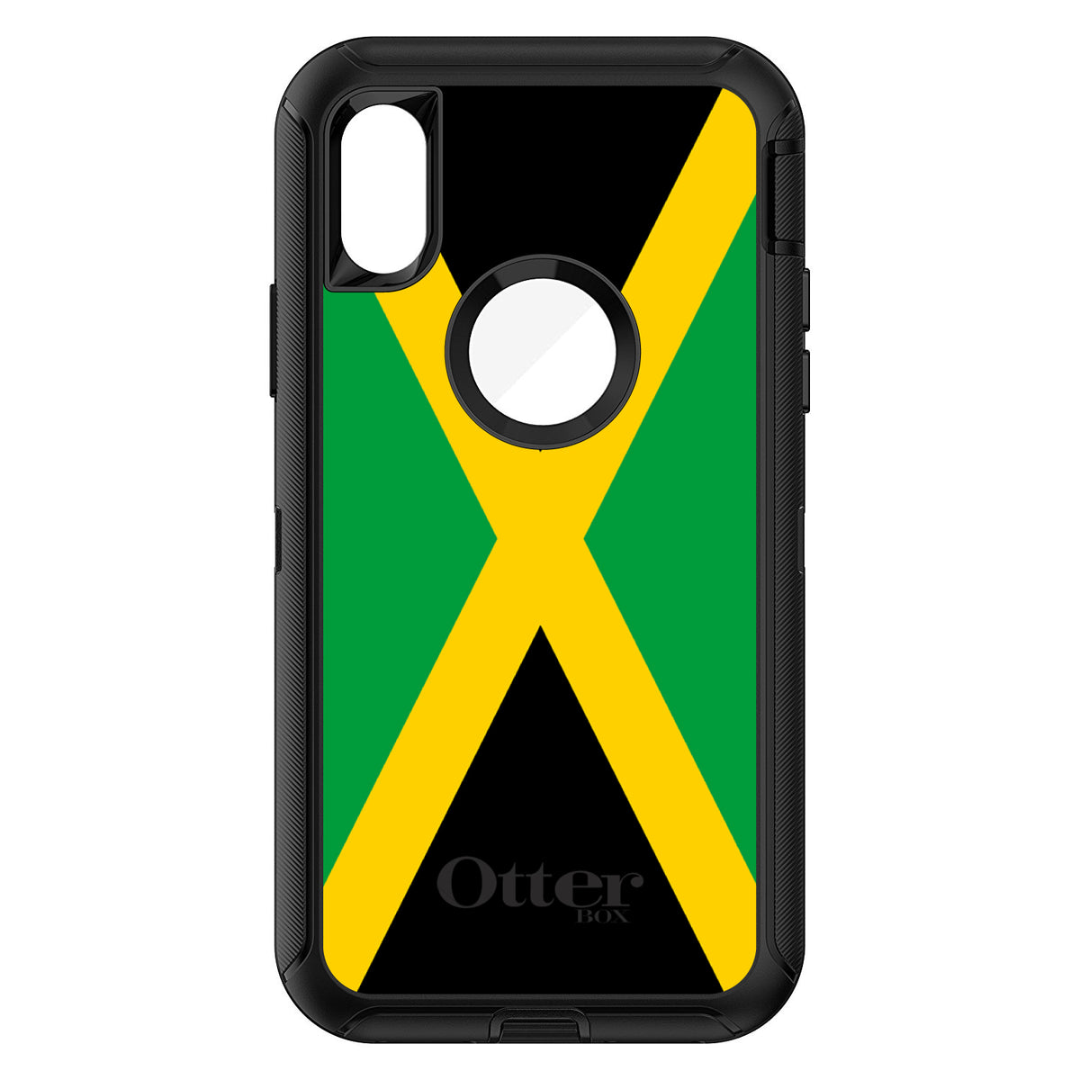 Jamaica Flag OtterBox Defender Case for iPhone & Galaxy, view 3