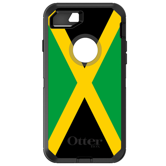 DistinctInk™ OtterBox Defender Series Case for Apple iPhone / Samsung Galaxy / Google Pixel - Jamaica Flag