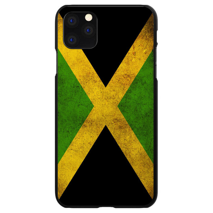 DistinctInk® Hard Plastic Snap-On Case for Apple iPhone or Samsung Galaxy - Jamaica Old Flag