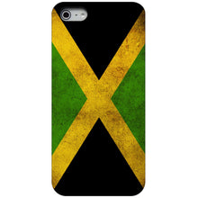 DistinctInk® Hard Plastic Snap-On Case for Apple iPhone or Samsung Galaxy - Jamaica Old Flag