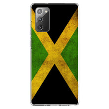 DistinctInk® Clear Shockproof Hybrid Case for Apple iPhone / Samsung Galaxy / Google Pixel - Jamaica Old Flag Black Green Yellow