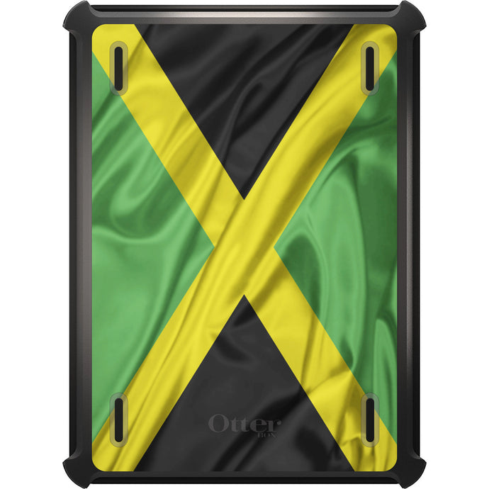 DistinctInk™ OtterBox Defender Series Case for Apple iPad / iPad Pro / iPad Air / iPad Mini - Jamaica Waving Flag