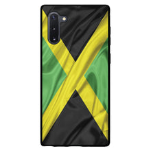 DistinctInk® Hard Plastic Snap-On Case for Apple iPhone or Samsung Galaxy - Jamaica Waving Flag