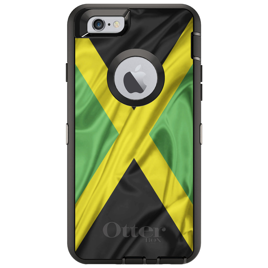 Jamaica Waving Flag OtterBox Defender Case for iPhone & Galaxy, view 4