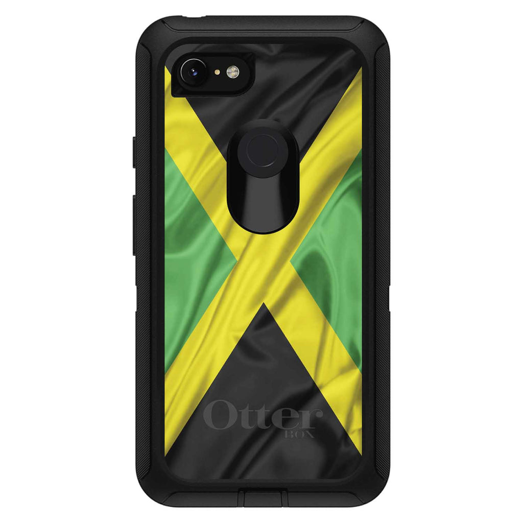 Jamaica Waving Flag OtterBox Defender Case for iPhone & Galaxy, view 18