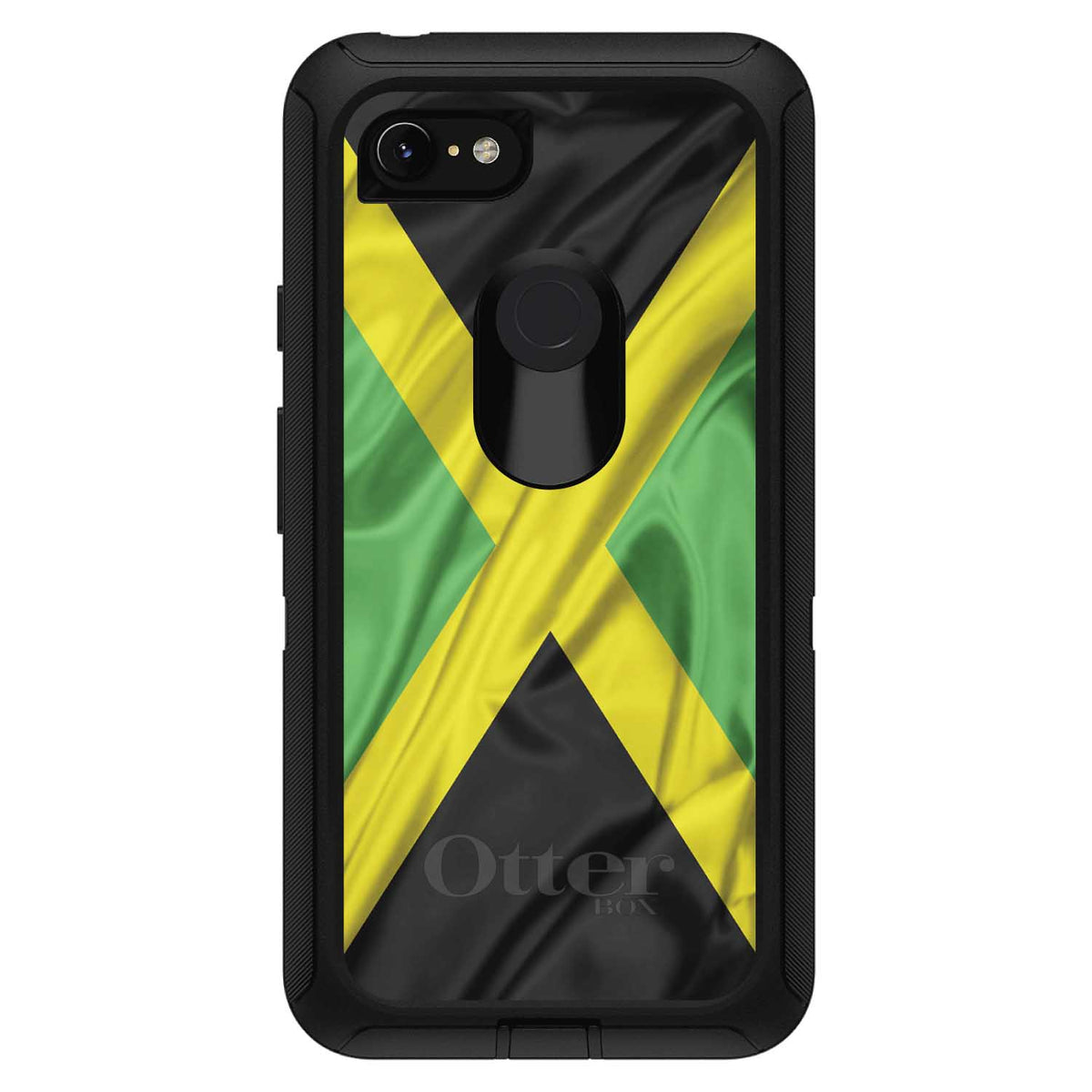 Jamaica Waving Flag OtterBox Defender Case for iPhone & Galaxy, view 18