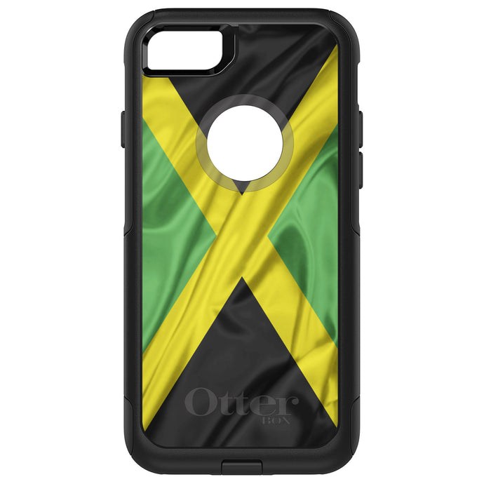 DistinctInk OtterBox Commuter Series Case for Apple iPhone or Samsung Galaxy - Jamaica Waving Flag