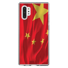 DistinctInk® Clear Shockproof Hybrid Case for Apple iPhone / Samsung Galaxy / Google Pixel - China Waving Flag Chinese