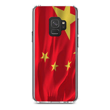 DistinctInk® Clear Shockproof Hybrid Case for Apple iPhone / Samsung Galaxy / Google Pixel - China Waving Flag Chinese