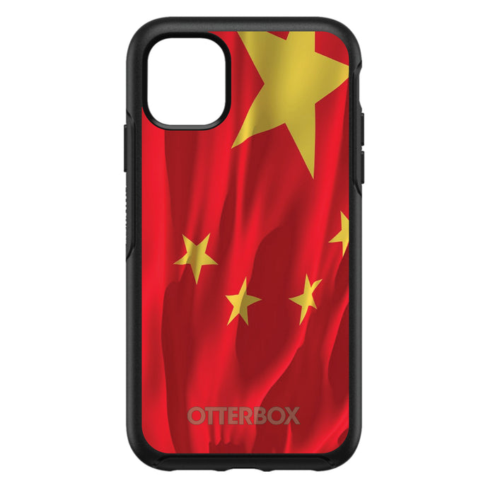 DistinctInk™ OtterBox Symmetry Series Case for Apple iPhone / Samsung Galaxy / Google Pixel - China Waving Flag Chinese