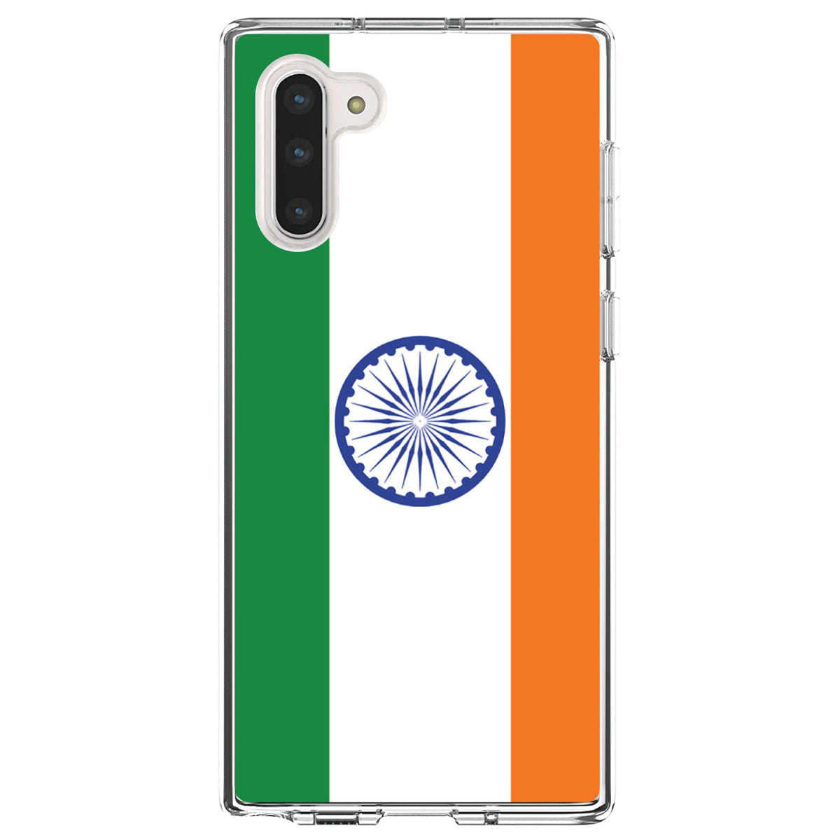 India Flag Indian Clear Shockproof iPhone Case, view 9