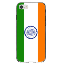 DistinctInk® Clear Shockproof Hybrid Case for Apple iPhone / Samsung Galaxy / Google Pixel - India Flag Indian