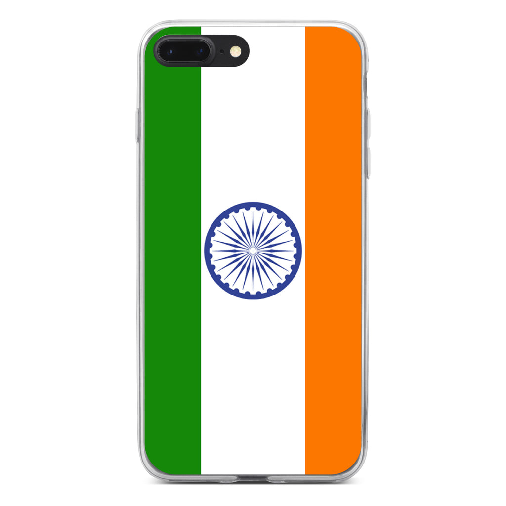 India Flag Indian Clear Shockproof iPhone Case, view 6