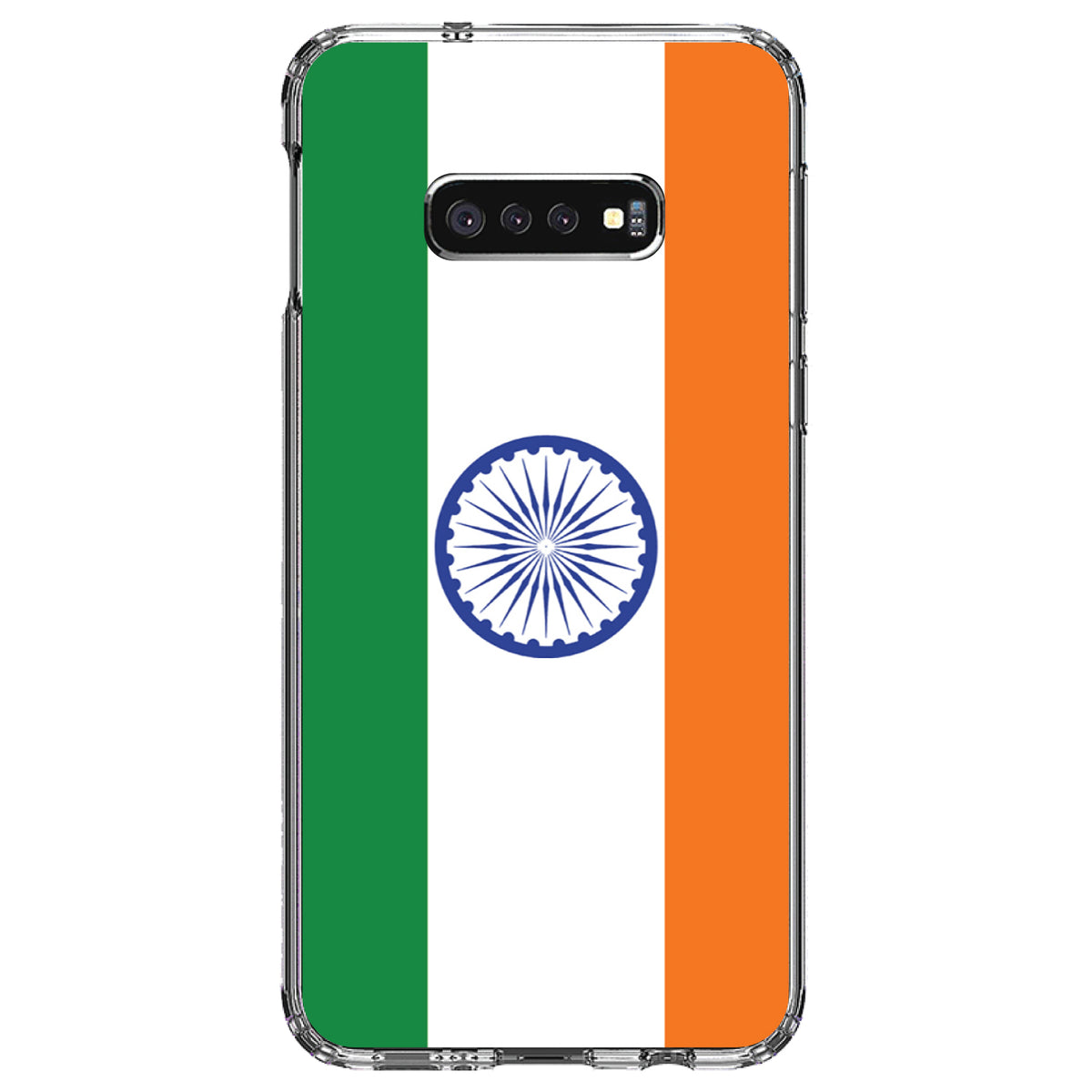India Flag Indian Clear Shockproof iPhone Case, view 18