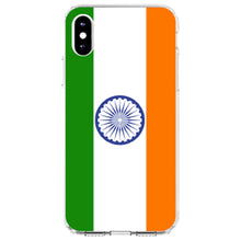 DistinctInk® Clear Shockproof Hybrid Case for Apple iPhone / Samsung Galaxy / Google Pixel - India Flag Indian