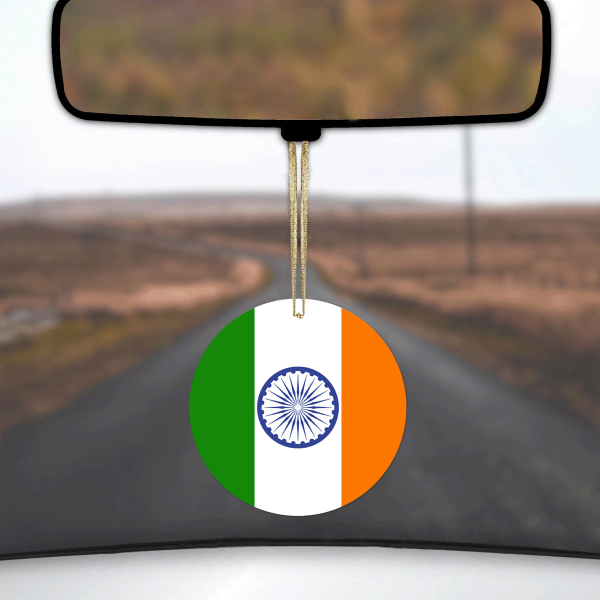 India Flag Indian Ceramic Ornament, view 3