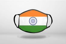 India Flag Indian - 3-Ply Reusable Soft Face Mask Covering, Unisex, Cotton Inner Layer