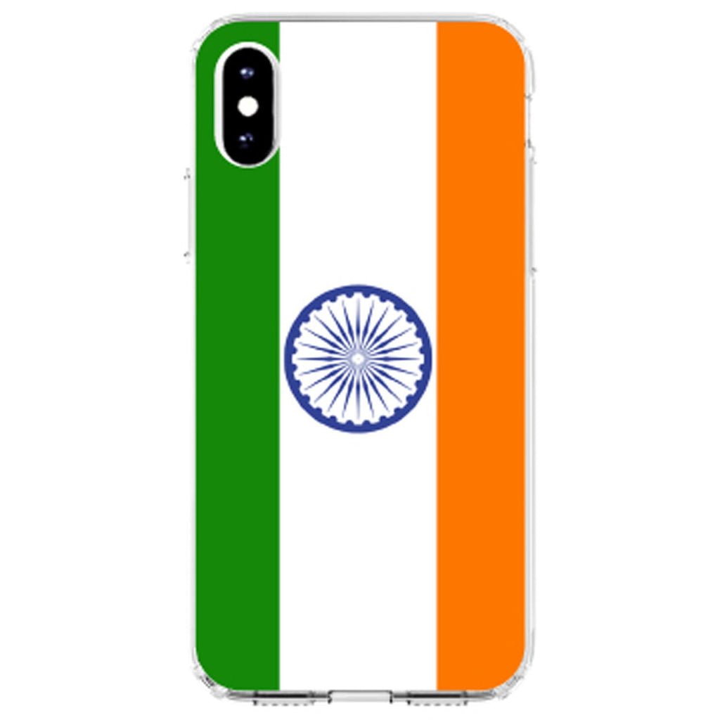 India Flag Indian Clear Shockproof iPhone Case, view 3