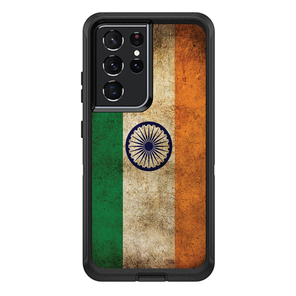 India Old Flag Indian OtterBox Defender Case for iPhone & Galaxy, view 7