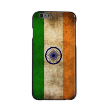 DistinctInk® Hard Plastic Snap-On Case for Apple iPhone or Samsung Galaxy - India Old Flag Indian