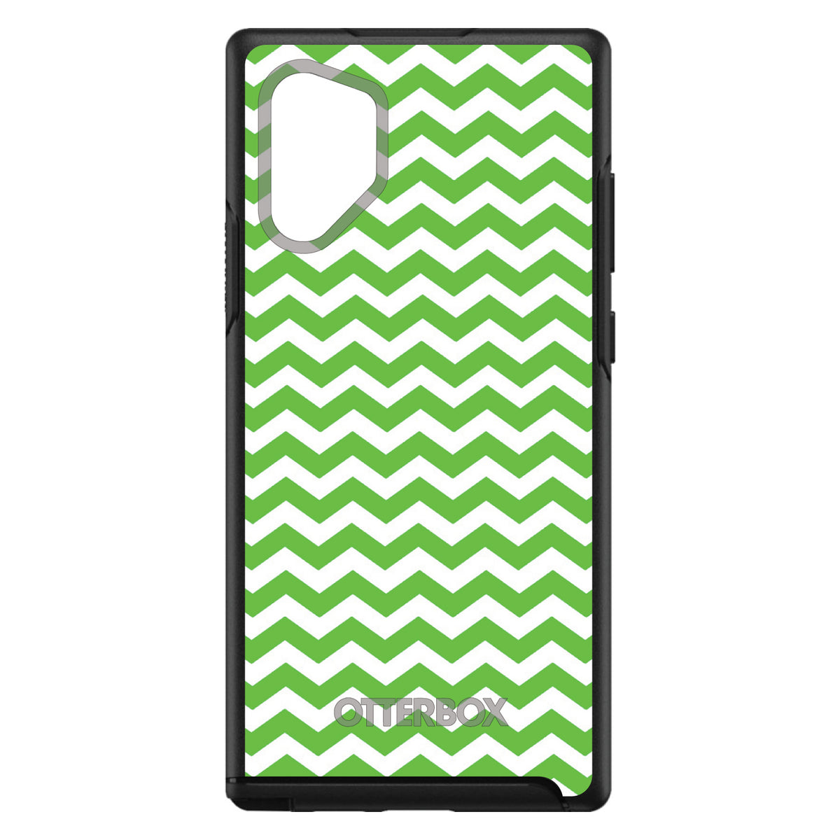 Green White Chevron Stripes Wave OtterBox Symmetry Case for iPhone & Galaxy, view 12