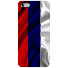 DistinctInk® Hard Plastic Snap-On Case for Apple iPhone or Samsung Galaxy - Russia Russian Waving Flag