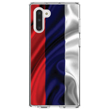 DistinctInk® Clear Shockproof Hybrid Case for Apple iPhone / Samsung Galaxy / Google Pixel - Russia Russian Waving Flag Red Yellow