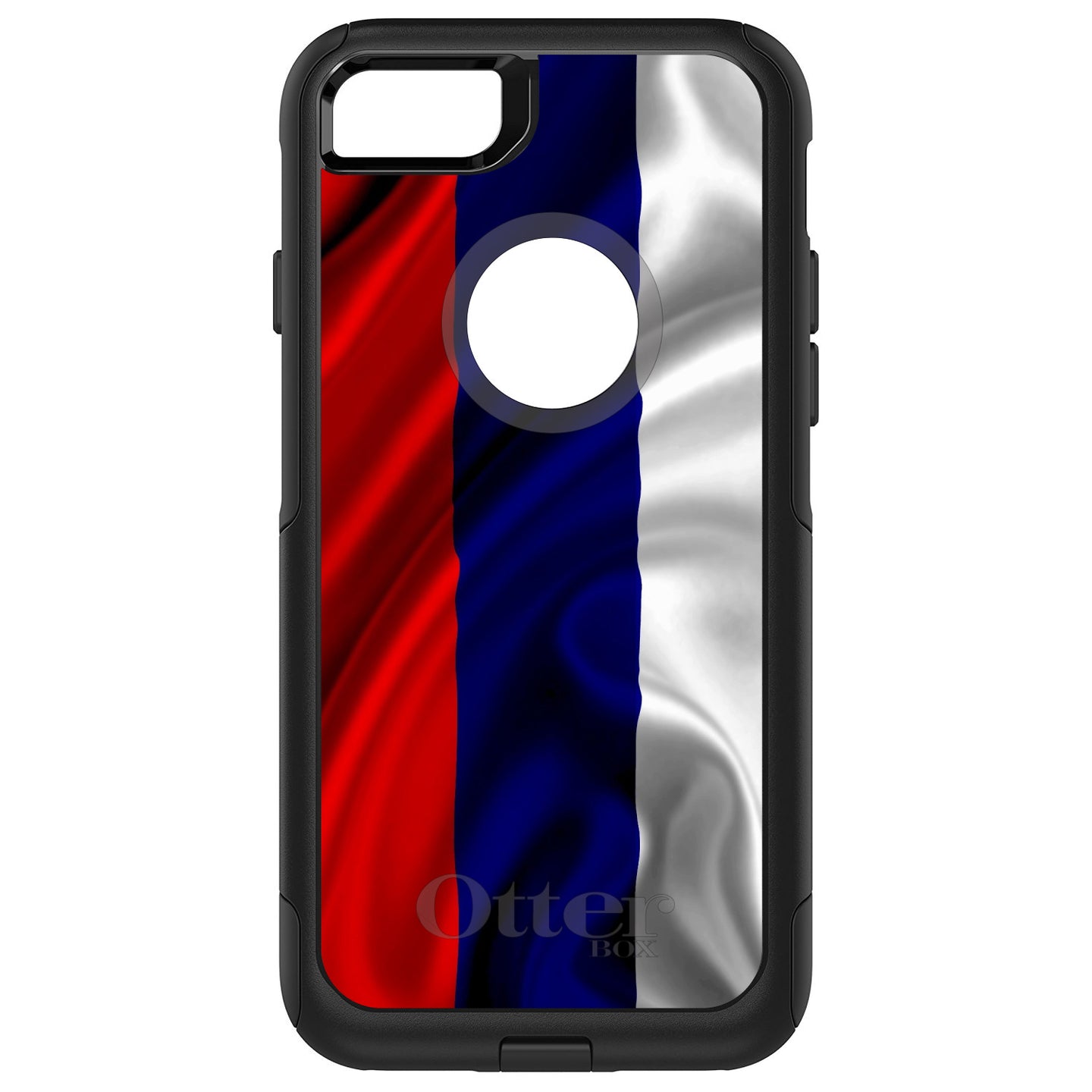 DistinctInk™ OtterBox Commuter Series Case for Apple iPhone or Samsung Galaxy - Russia Russian Waving Flag