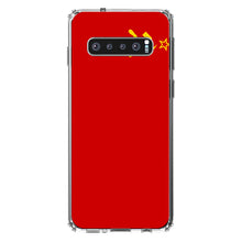 DistinctInk® Clear Shockproof Hybrid Case for Apple iPhone / Samsung Galaxy / Google Pixel - USSR Soviet Flag Red Yellow