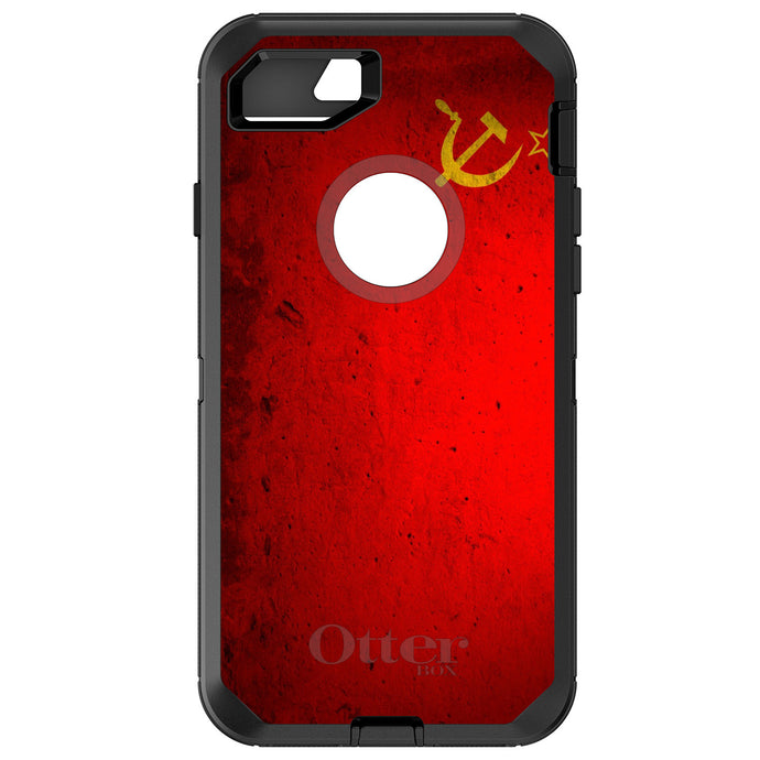 DistinctInk™ OtterBox Defender Series Case for Apple iPhone / Samsung Galaxy / Google Pixel - USSR Soviet Flag Old