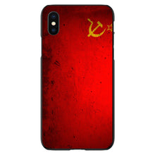 DistinctInk® Hard Plastic Snap-On Case for Apple iPhone or Samsung Galaxy - USSR Soviet Flag Old