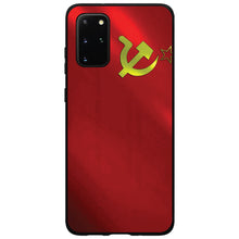 DistinctInk® Hard Plastic Snap-On Case for Apple iPhone or Samsung Galaxy - USSR Soviet Flag Waving