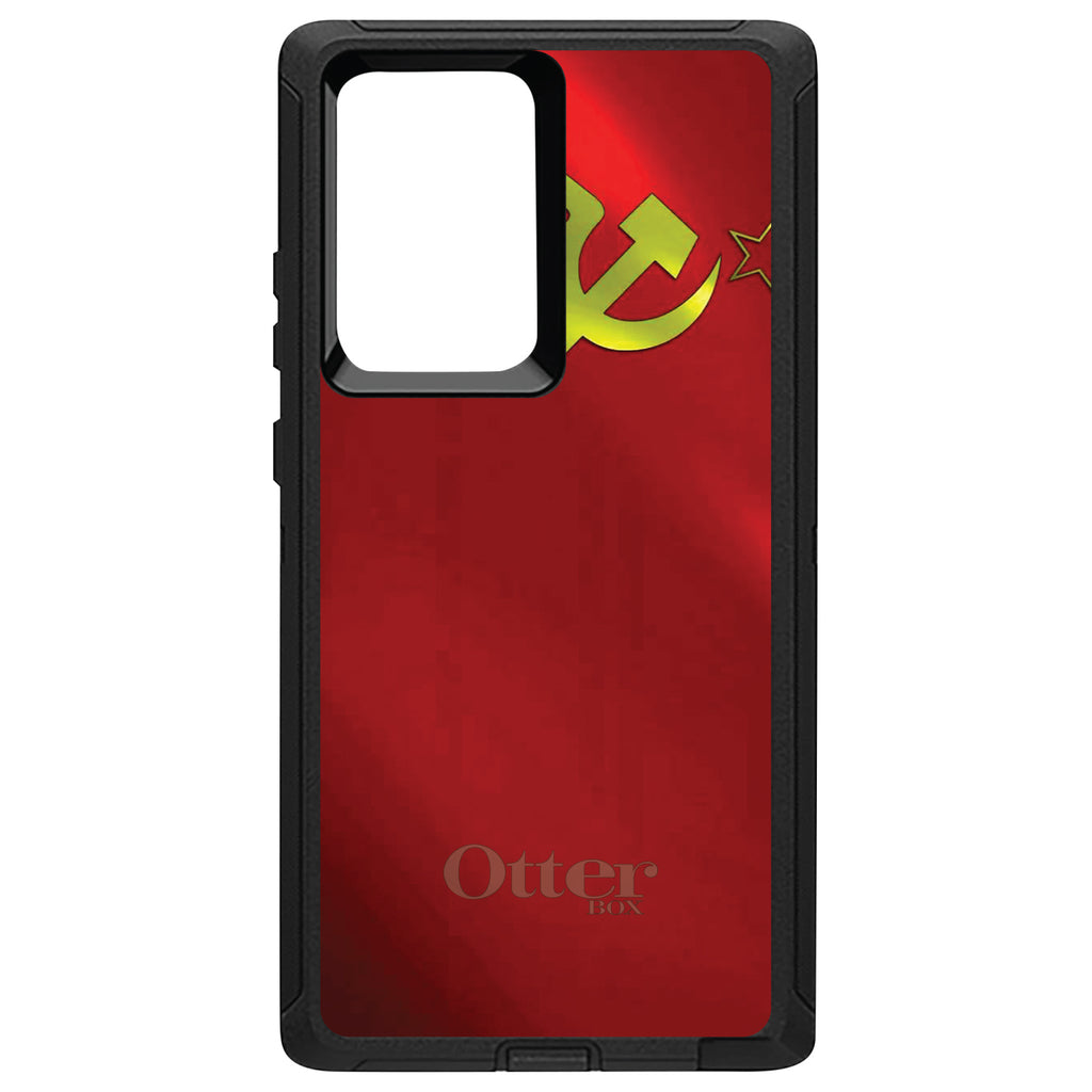 USSR Soviet Flag Waving OtterBox Defender Case for iPhone & Galaxy, view 13