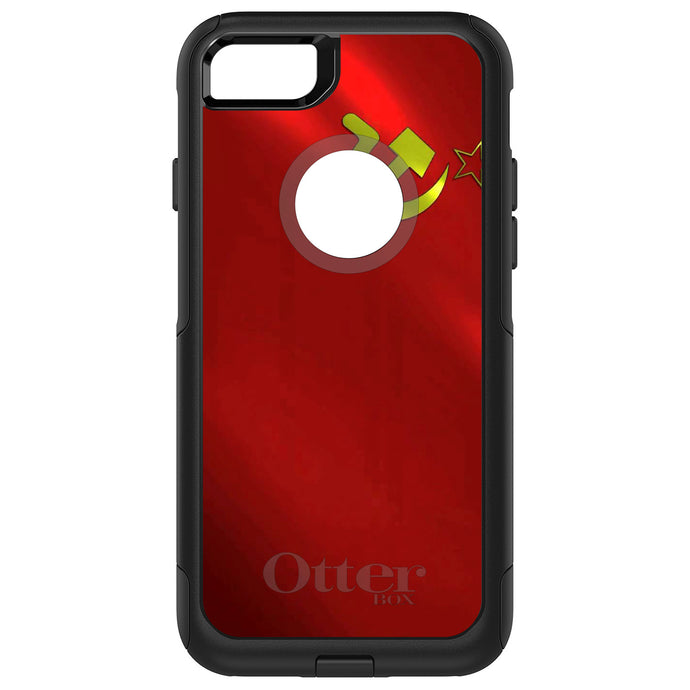 DistinctInk OtterBox Commuter Series Case for Apple iPhone or Samsung Galaxy - USSR Soviet Flag Waving