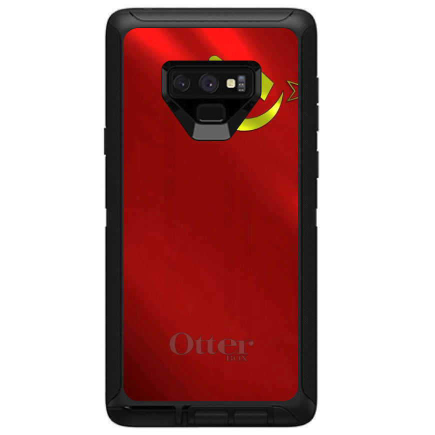 USSR Soviet Flag Waving OtterBox Defender Case for iPhone & Galaxy, view 16