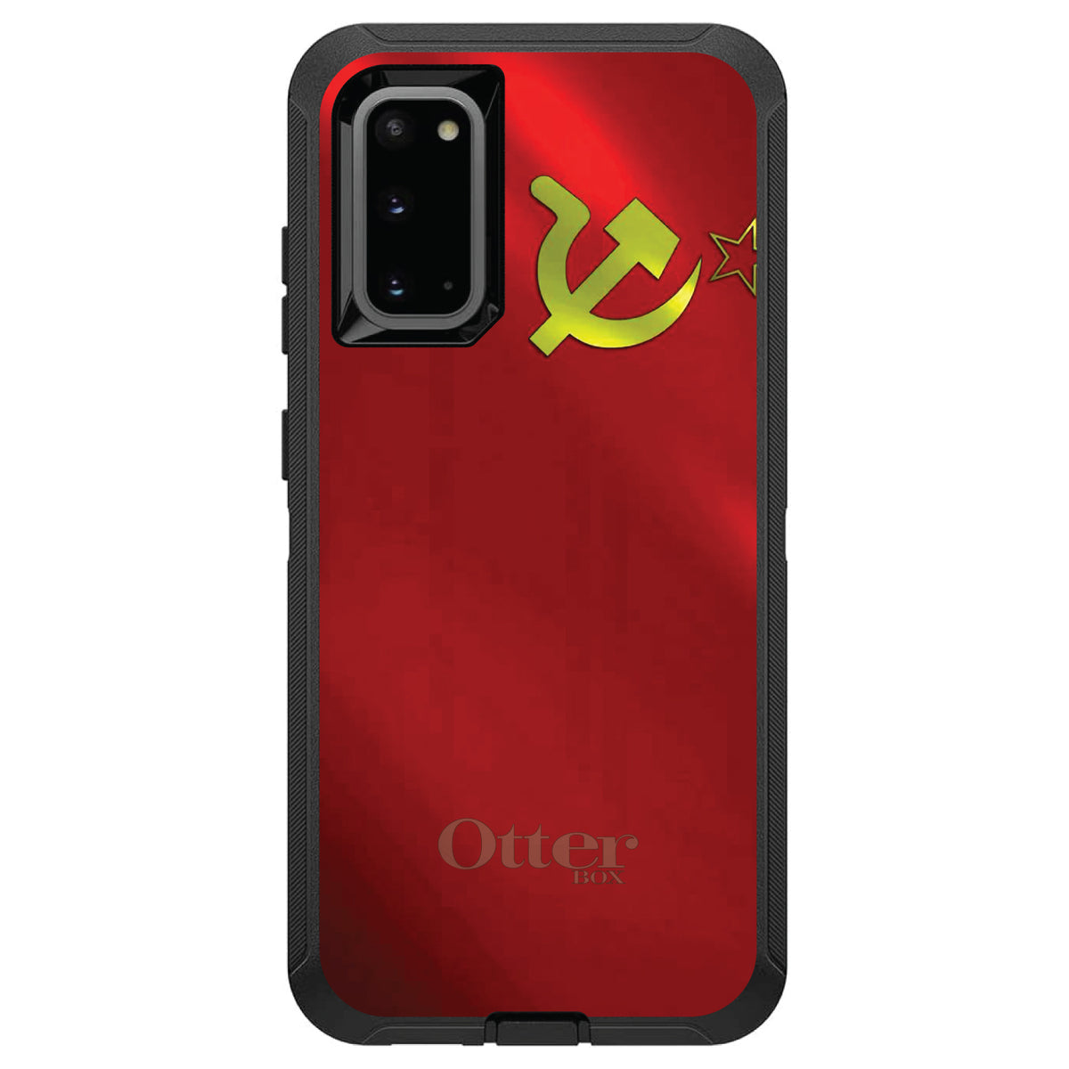 USSR Soviet Flag Waving OtterBox Defender Case for iPhone & Galaxy, view 8