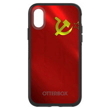 DistinctInk™ OtterBox Symmetry Series Case for Apple iPhone / Samsung Galaxy / Google Pixel - USSR Soviet Flag Waving