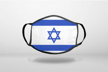 Israel Israeli Flag - 3-Ply Reusable Soft Face Mask Covering, Unisex, Cotton Inner Layer
