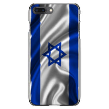 DistinctInk® Hard Plastic Snap-On Case for Apple iPhone or Samsung Galaxy - Israel Israeli Waving Flag