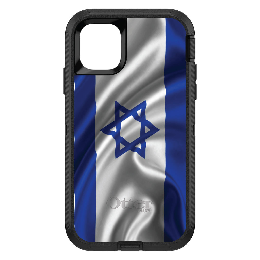 Israel Israeli Waving Flag OtterBox Defender Case for iPhone & Galaxy, view 2
