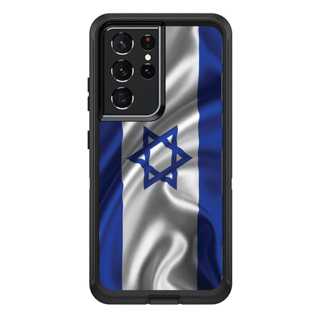 Israel Israeli Waving Flag OtterBox Defender Case for iPhone & Galaxy, view 7