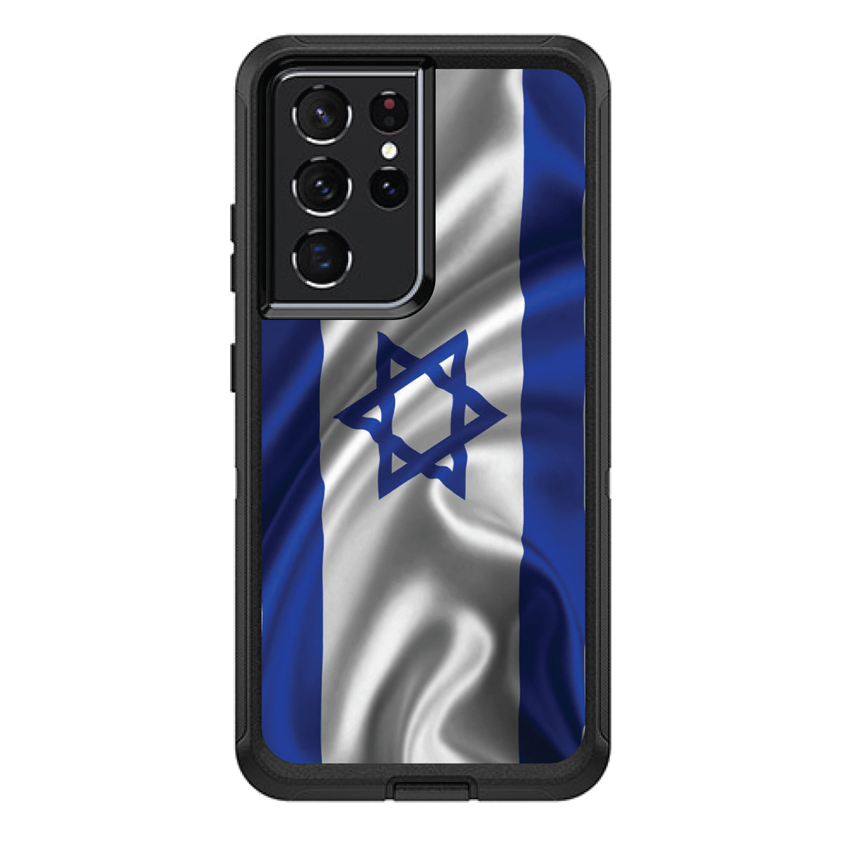 Israel Israeli Waving Flag OtterBox Defender Case for iPhone & Galaxy, view 7