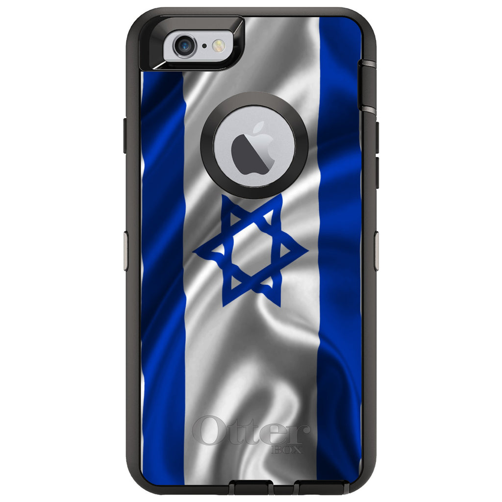 Israel Israeli Waving Flag OtterBox Defender Case for iPhone & Galaxy, view 4