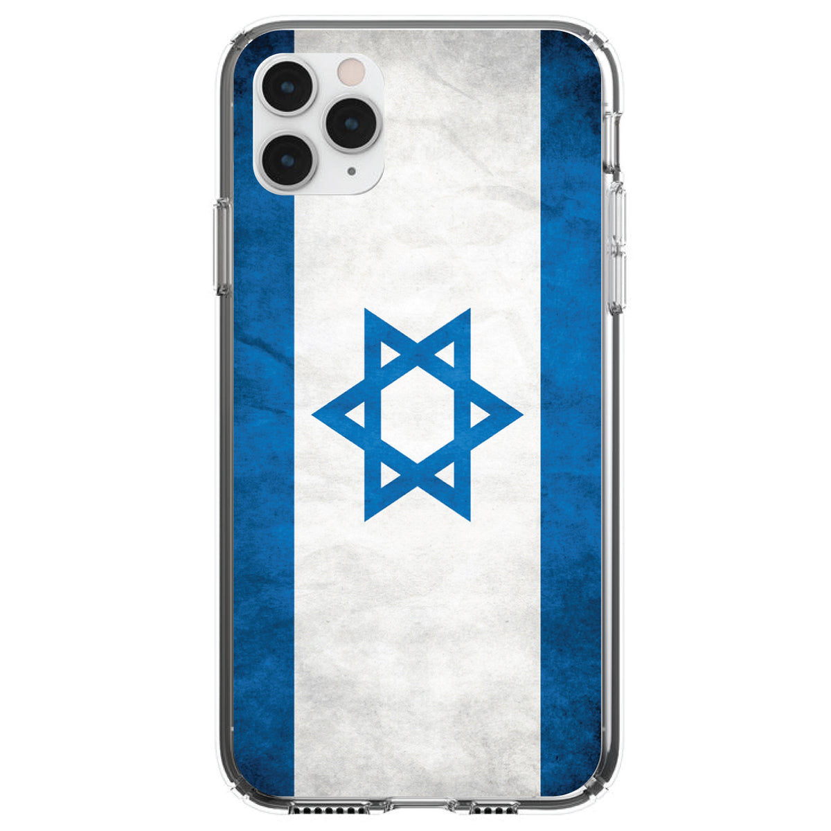 Israel Israeli Old Flag Clear Shockproof iPhone Case