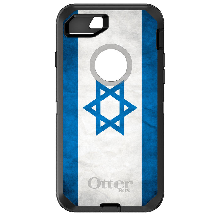 DistinctInk™ OtterBox Defender Series Case for Apple iPhone / Samsung Galaxy / Google Pixel - Israel Israeli Old Flag