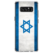 DistinctInk® Clear Shockproof Hybrid Case for Apple iPhone / Samsung Galaxy / Google Pixel - Israel Israeli Old Flag